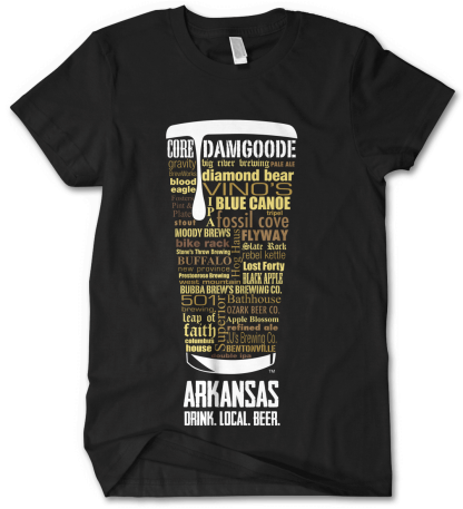 Arkansas State Craft Beer Shirt