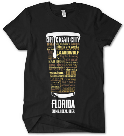 Florida state Custom Craft Beer Shirt