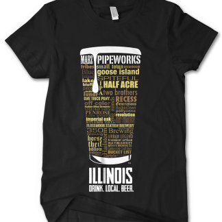 Illinois state Craft Beer Shirt