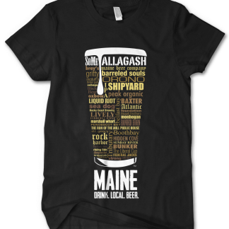 Maine state Craft Beer Shirt