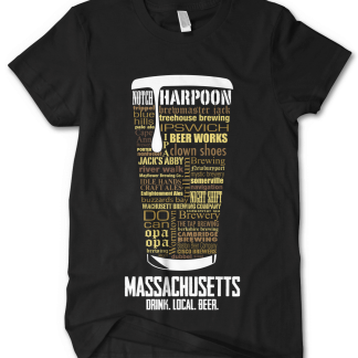 Massachusetts state Craft Beer Custom Shirt