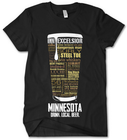 Minnesota state Custom Craft Beer Shirt