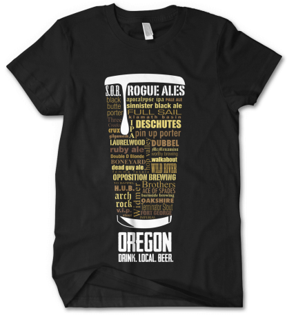 Oregon state Custom Craft Beer Shirt