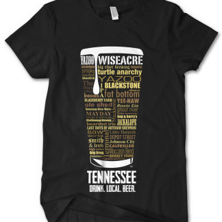 Tennessee state Craft Beer Shirt