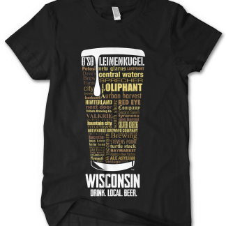 Wisconsin state Custom Craft Beer Shirt