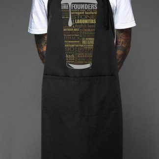 State Craft Beers Unisex Apron by Distinkt Tees Ink