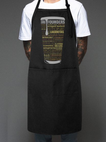State Craft Beers Unisex Apron by Distinkt Tees Ink