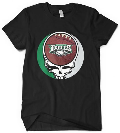 Philadelphia Eagles Grateful Dead Custom Printed T-Shirt