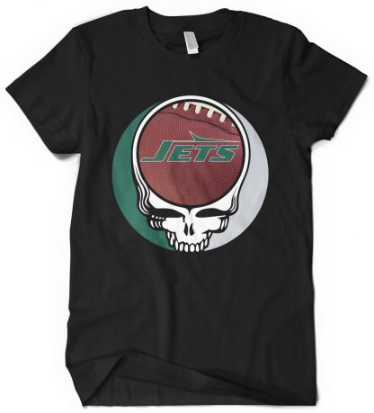 New York Jets Grateful Dead Custom Printed T-Shirt