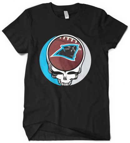 Carolina Panthers Grateful Dead Custom Printed T-Shirt