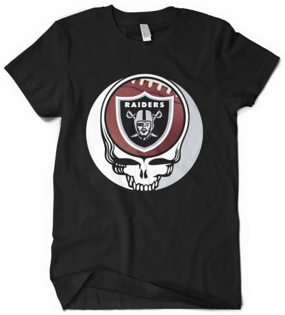 Oakland Raiders Grateful Dead Custom Printed T-Shirt
