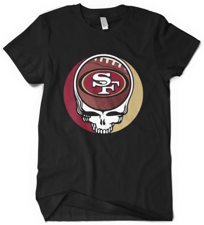 San Francisco 49ers Grateful Dead Custom Printed T-Shirt