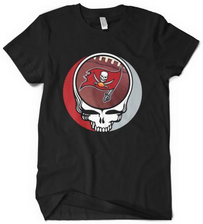 Tampa Bay Buccaneers Grateful Dead Custom Printed T-Shirt
