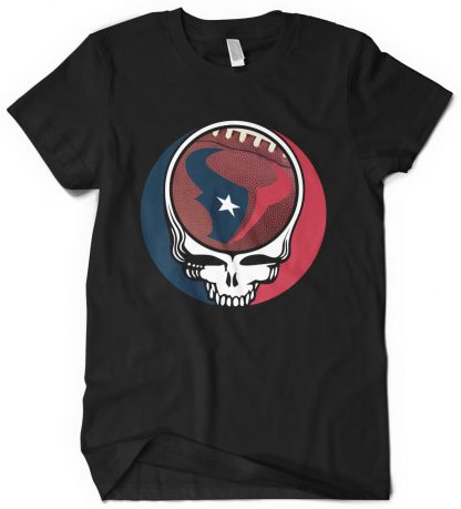 Houston Texans Grateful Dead Custom Printed T-Shirt
