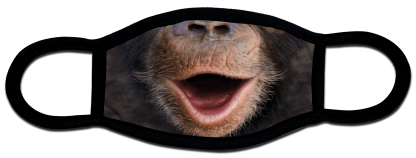 Chimp mouth designed protective face mask