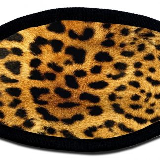 Leopard print custom face mask