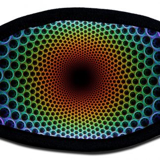 Psychedelic designed custom face mask