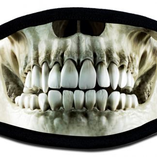 Skeleton designed custom face mask
