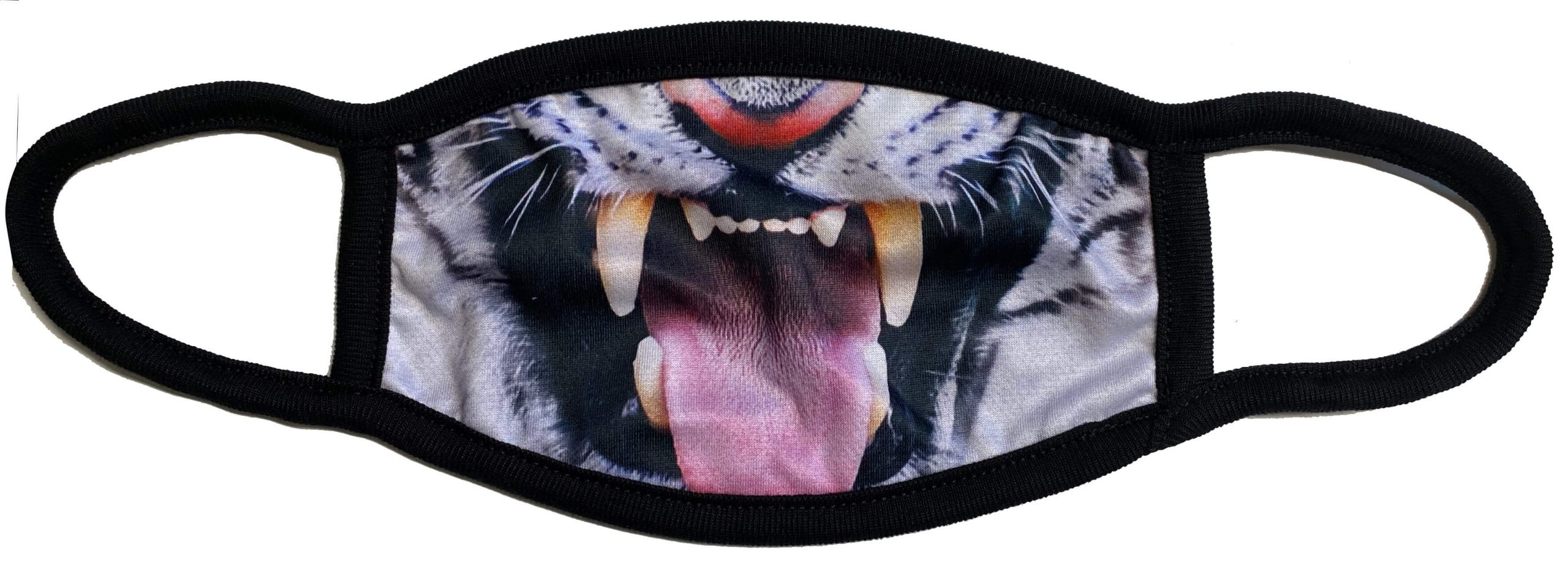 Protective Face Mask - Tiger Teeth Custom Design