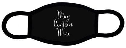 May contain wine custom designed protective face mask